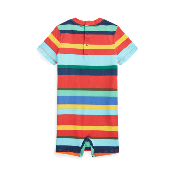 Sommerstrampler mit Polo Bear Baby Boy in Pazifikstreifen 2