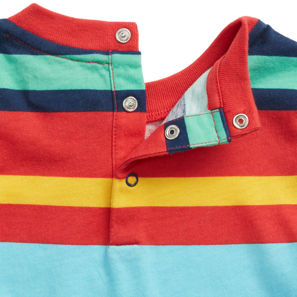 Sommerstrampler mit Polo Bear Baby Boy in Pazifikstreifen 3