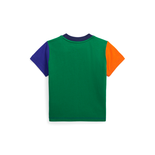 Color-Block-T-Shirt aus Baumwolljersey Baby Boy in City-Royal multi 2