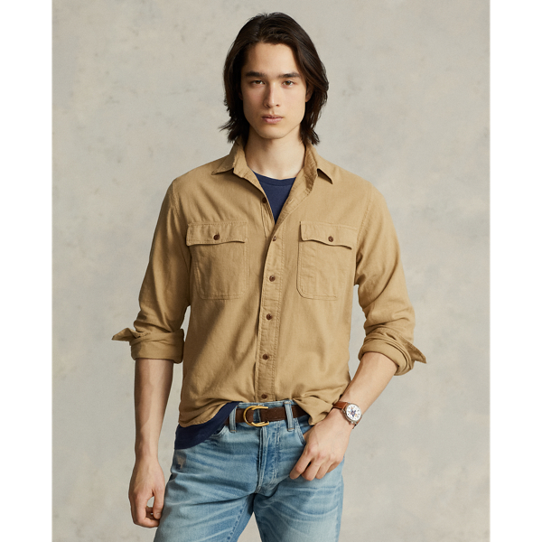 Twill-Arbeitshemd im Classic-Fit