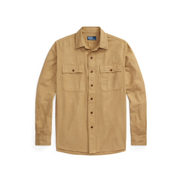 Chemise workwear classique en serg&eacute; Polo Ralph Lauren en 1