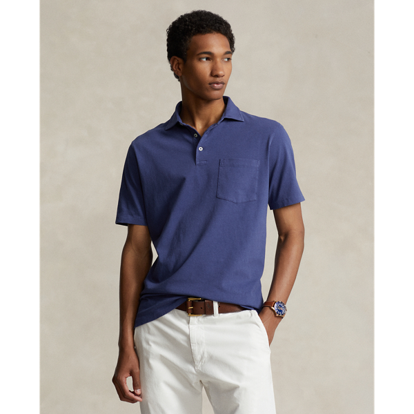 【POLO RALPH LAUREN】CLASSIC FIT COTTON-LINENポロシャツ Classic Fit Cotton-Linen Polo Shirt for Men | Ralph Lauren® JO