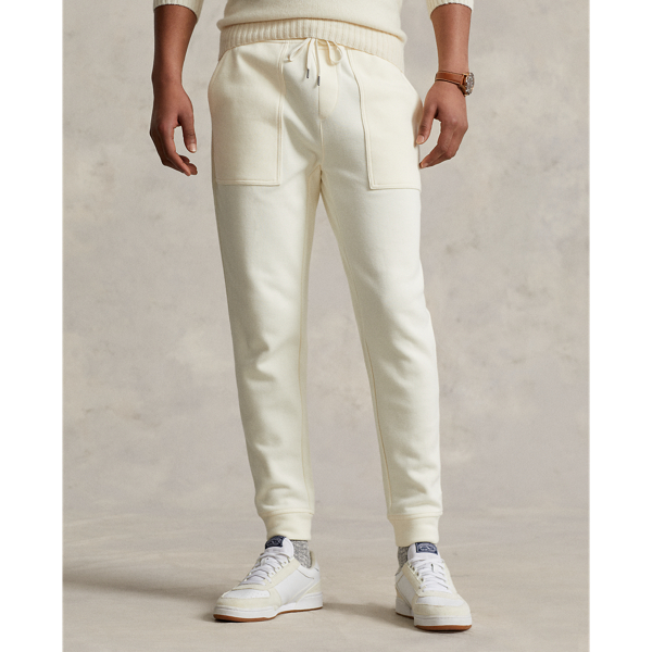 Doppellagige Piqu&eacute;-Jogginghose Polo Ralph Lauren in Antikcreme 4