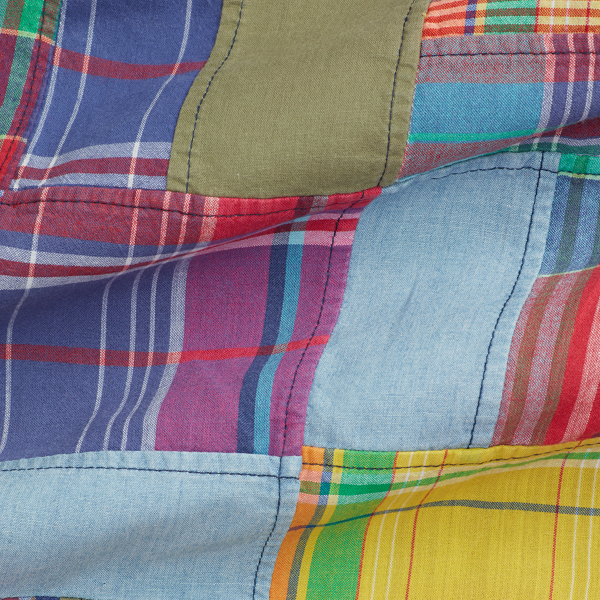 6074 Montauk Patchwork Classic Fit Patchwork Madras Workshirt Polo Ralph Lauren 7
