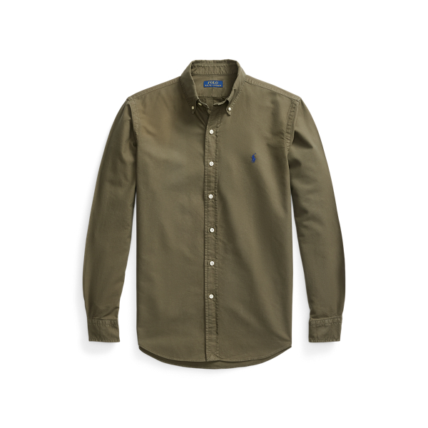 Custom Fit Garment-Dyed Oxford Shirt Polo Ralph Lauren 1