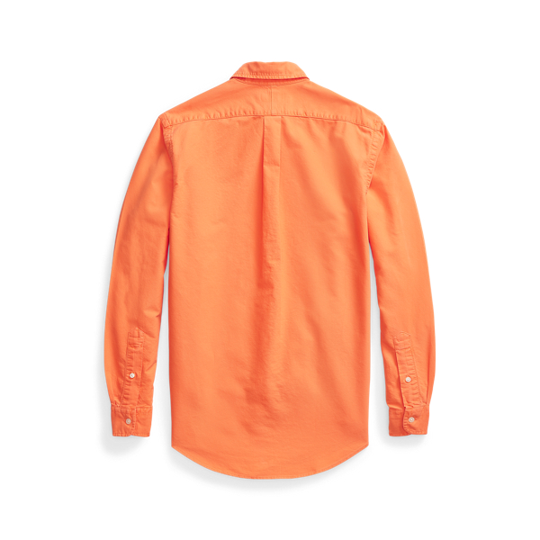 May Orange Custom Fit Garment-Dyed Oxford Shirt Polo Ralph Lauren 2