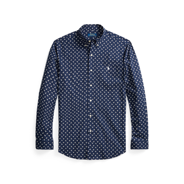 Slim Fit Stretch Poplin Shirt