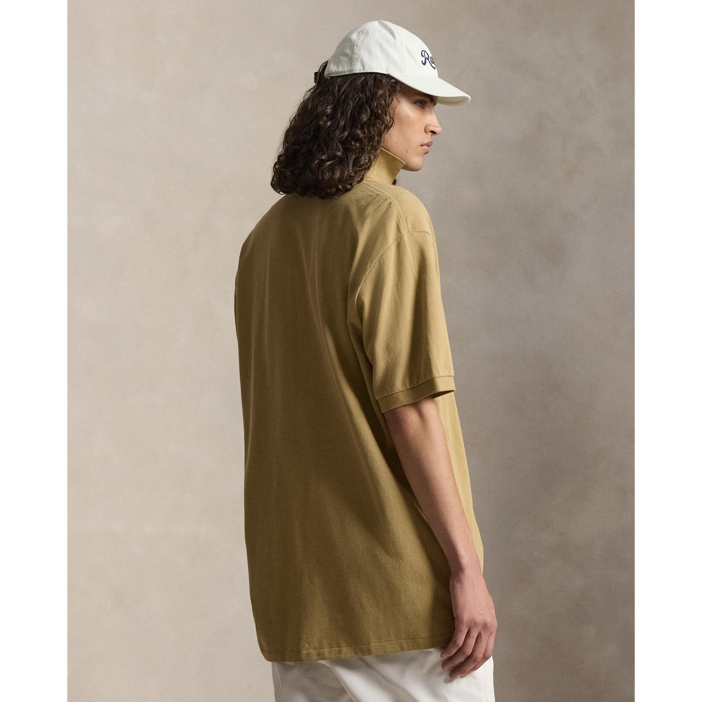 Мужское поло Ralph Lauren The Iconic Mesh Polo, цвет: Рыжевато-коричневый — фото 2