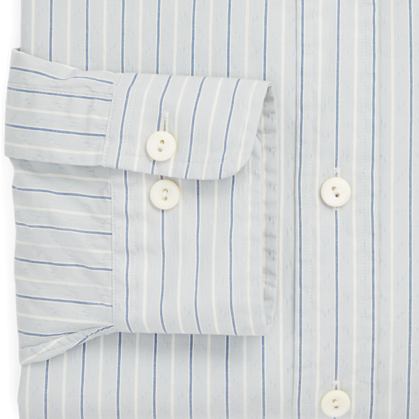 Polo Ralph Lauren 클래식핏 스트라이프 도비 셔츠 Blue/White 8