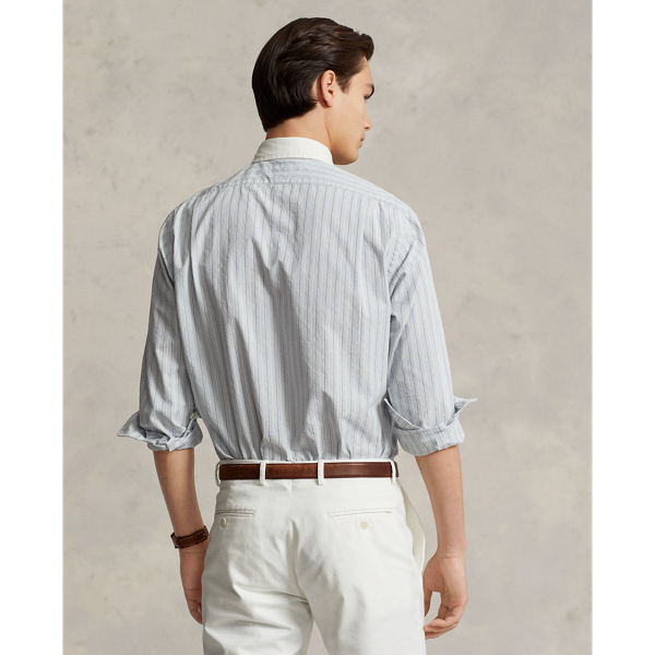 Polo Ralph Lauren 클래식핏 스트라이프 도비 셔츠 Blue/White 5