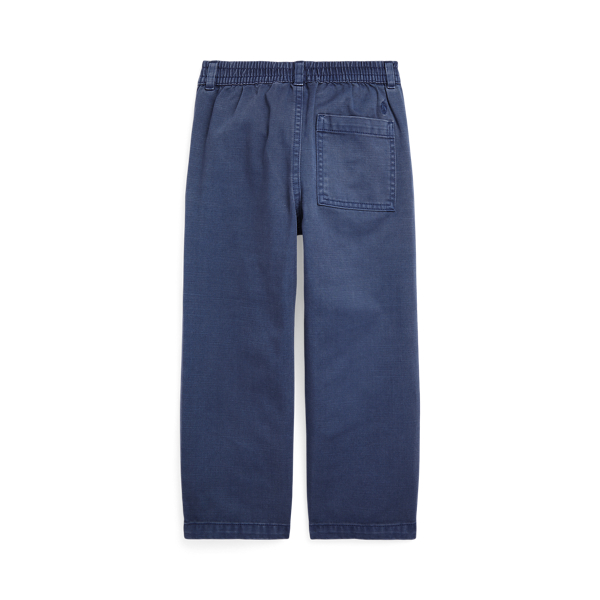 Pantalon chino à cordon de serrage Boys 1.5-6 Years en Marine clair 3