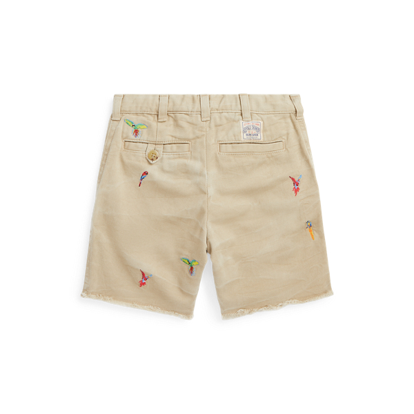 Short chino avec perroquets brod&eacute;s Boys 1.5-6 Years en Kaki classique 2
