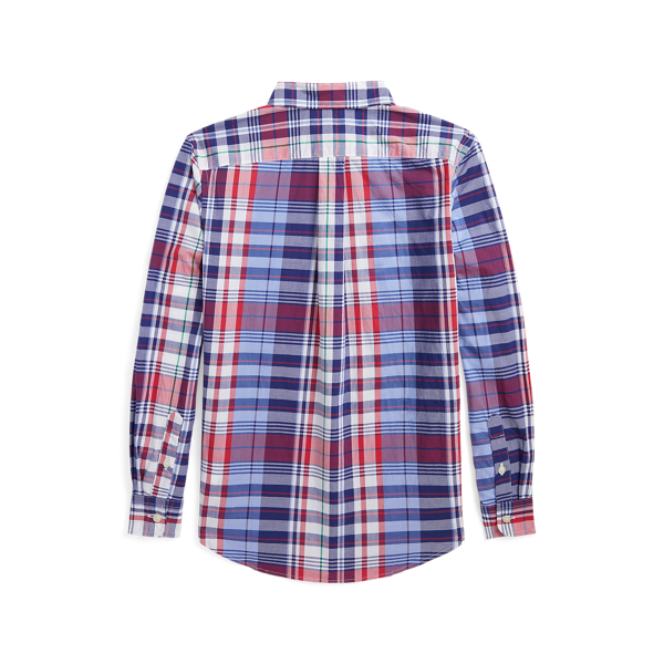 Karohemd aus Baumwollpopeline