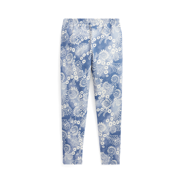 Catalina Block Print Paisley Stretch Jersey Legging Girls 7-14 Years 2