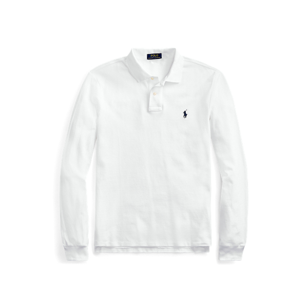 Long sleeve ralph lauren polo grey hotsell