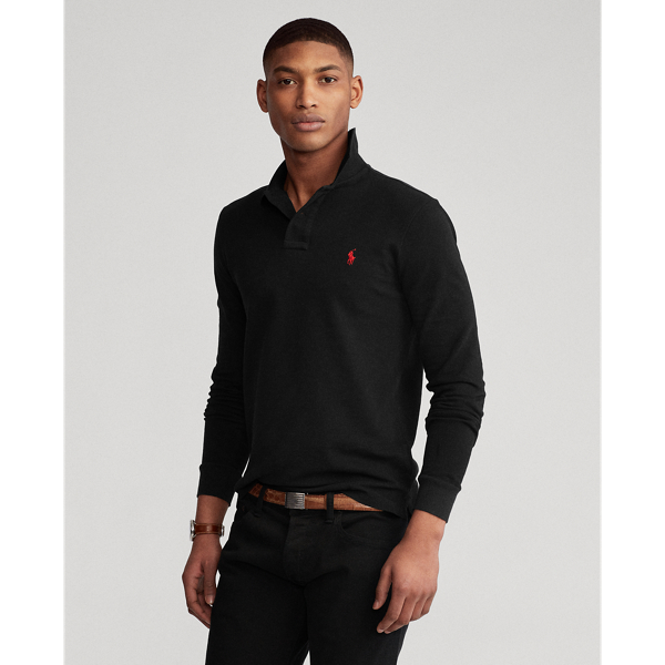 Ralph lauren black polo red logo on sale