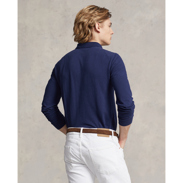 【POLO RALPH LAUREN】SLIM FIT MESH LONG-SLEEVEポロシャツ Slim Fit Mesh Long-Sleeve Polo for Men | Ralph Lauren® GI