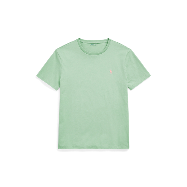 Custom slim fit jersey T-shirt Polo Ralph Lauren in Essex Green/C3332 2