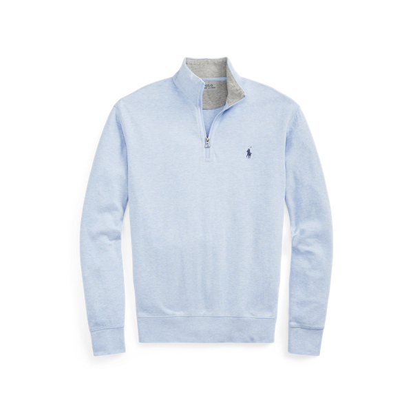 Luxury Jersey Quarter-Zip Pullover