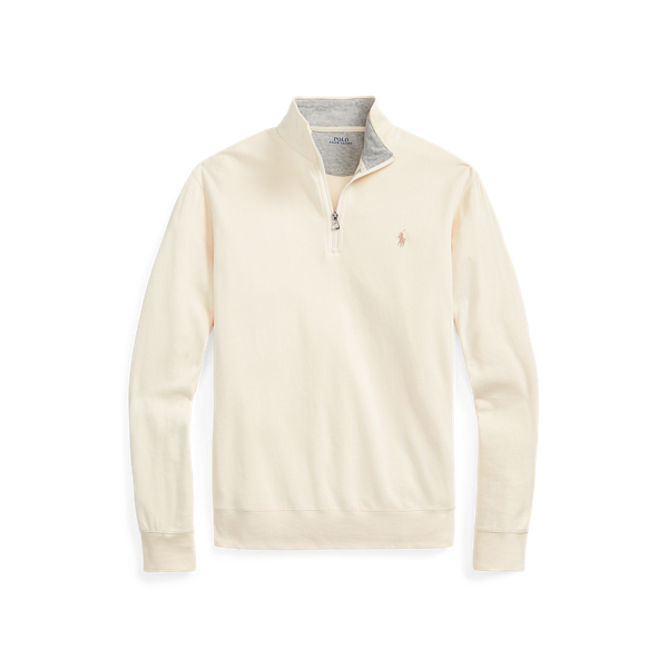 Luxury Jersey Quarter-Zip Pullover