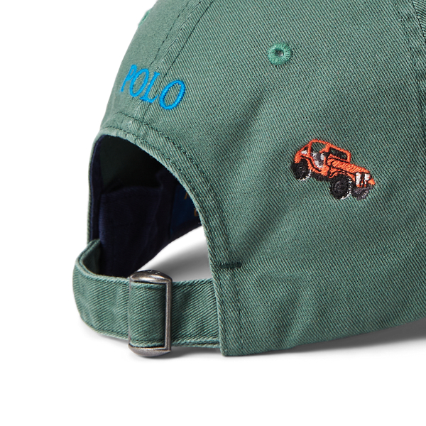 Washed Forest Embroidered Twill Ball Cap Polo Ralph Lauren 3