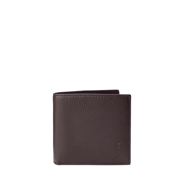 Coin Pocket Leather Wallet for Men Ralph Lauren IL