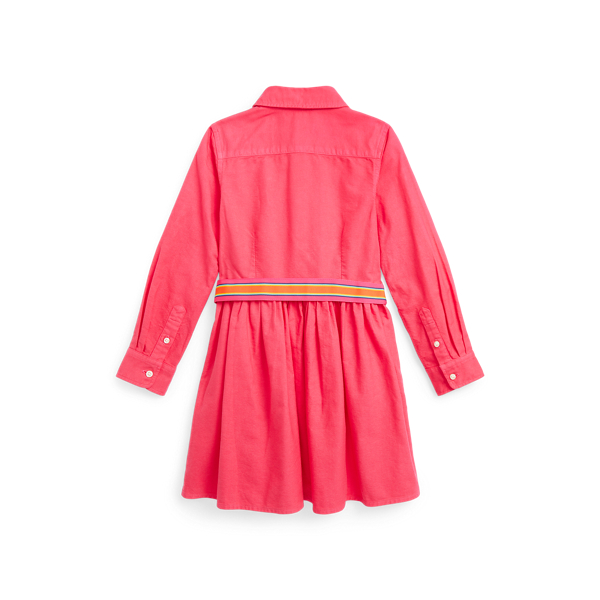 Hemdkleid aus Baumwolloxford mit G&uuml;rtel Girls 1.5-6.5 Years in Leuchtendes Pink 2