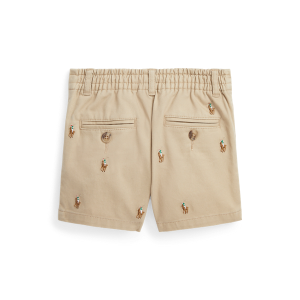 Stretch-Chinoshorts mit Polo Pony Baby Boy in Klassisch-Khaki 2
