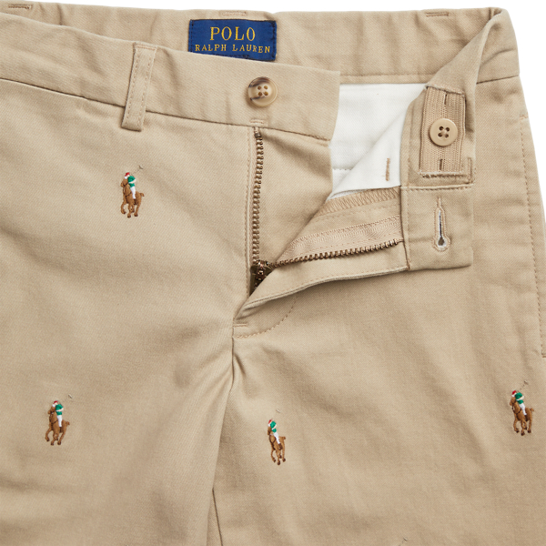 Classic Khaki Polo Pony Stretch Chino Short Boys 1.5-6 Years 3