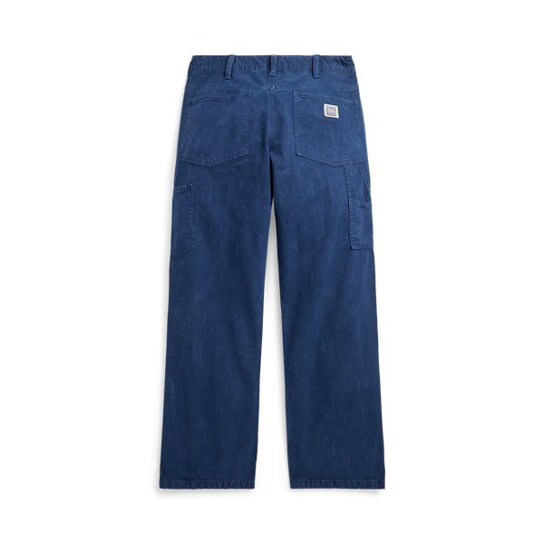 Pantalon peintre coupe droite en denim Boys 6-14 Years en Délavé Anders 2