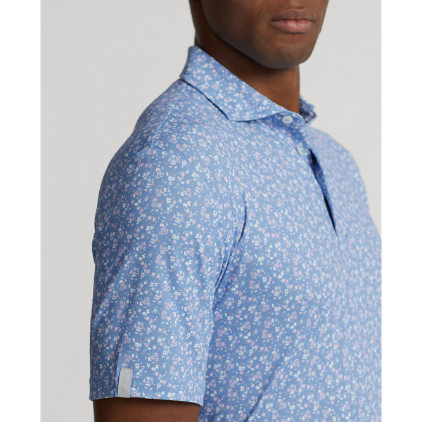 Assorted Petals Fall Blue Classic Fit Performance Polo Shirt RLX 6