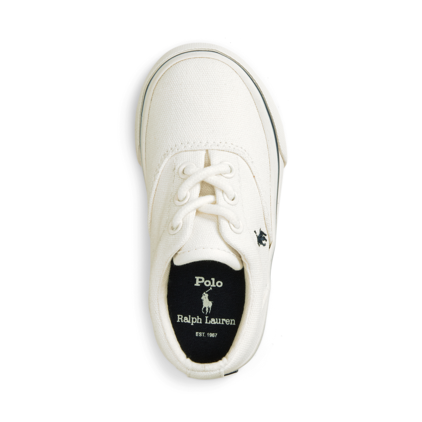 Детские кроссовки Ralph Lauren Keaton Canvas, цвет: Кремовый — фото 3