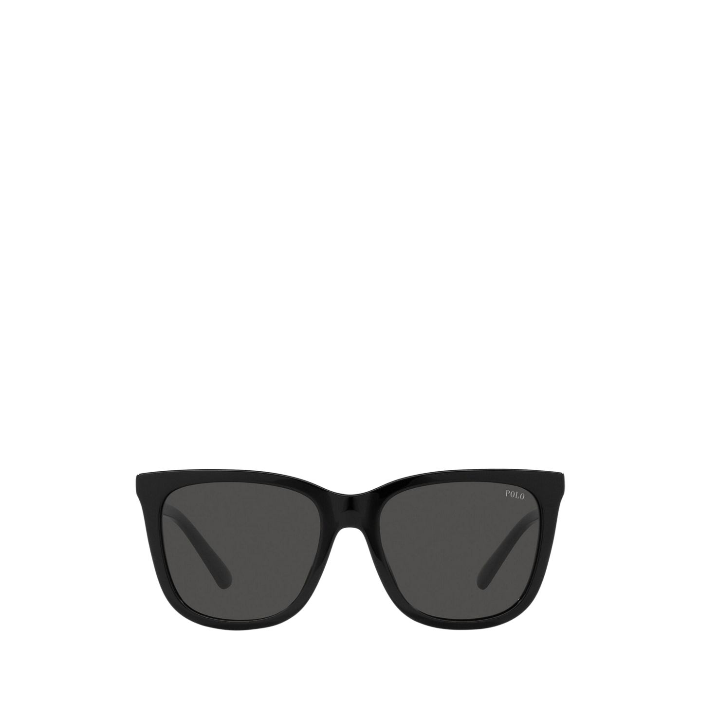 Женские солнцезащитные очки Ralph Lauren Polo Square Sunglasses, цвет: Блестящий чёрный — фото 1
