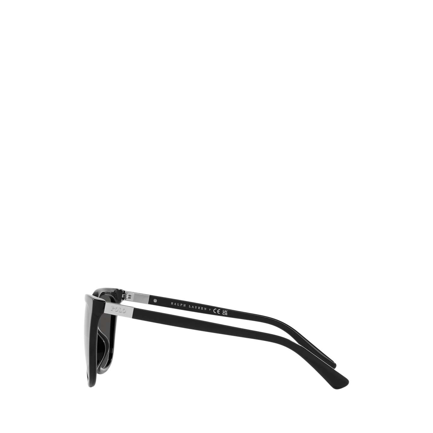 Женские солнцезащитные очки Ralph Lauren Polo Square Sunglasses, цвет: Блестящий чёрный — фото 2