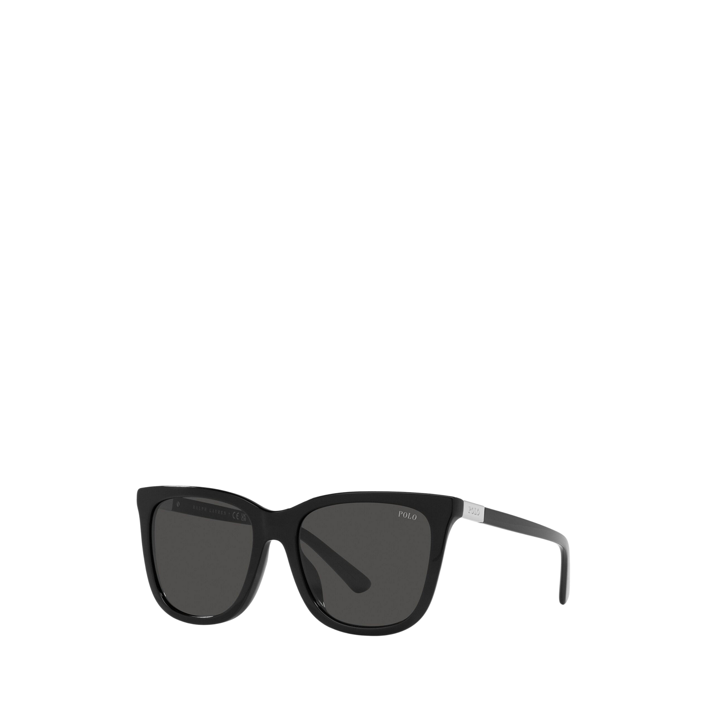 Женские солнцезащитные очки Ralph Lauren Polo Square Sunglasses, цвет: Блестящий чёрный — фото 4