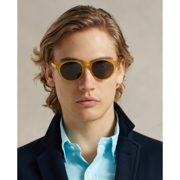 Shiny Opal Honey The Earth Polo Sunglasses Polo Ralph Lauren 4