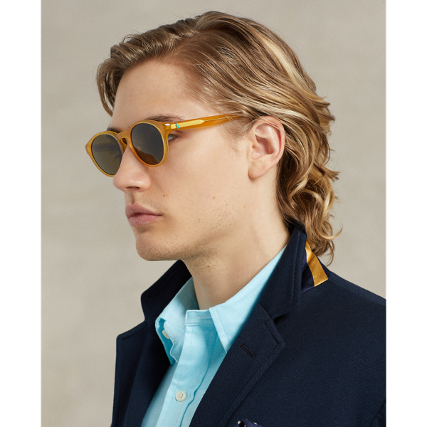 Shiny Opal Honey The Earth Polo Sunglasses Polo Ralph Lauren 5