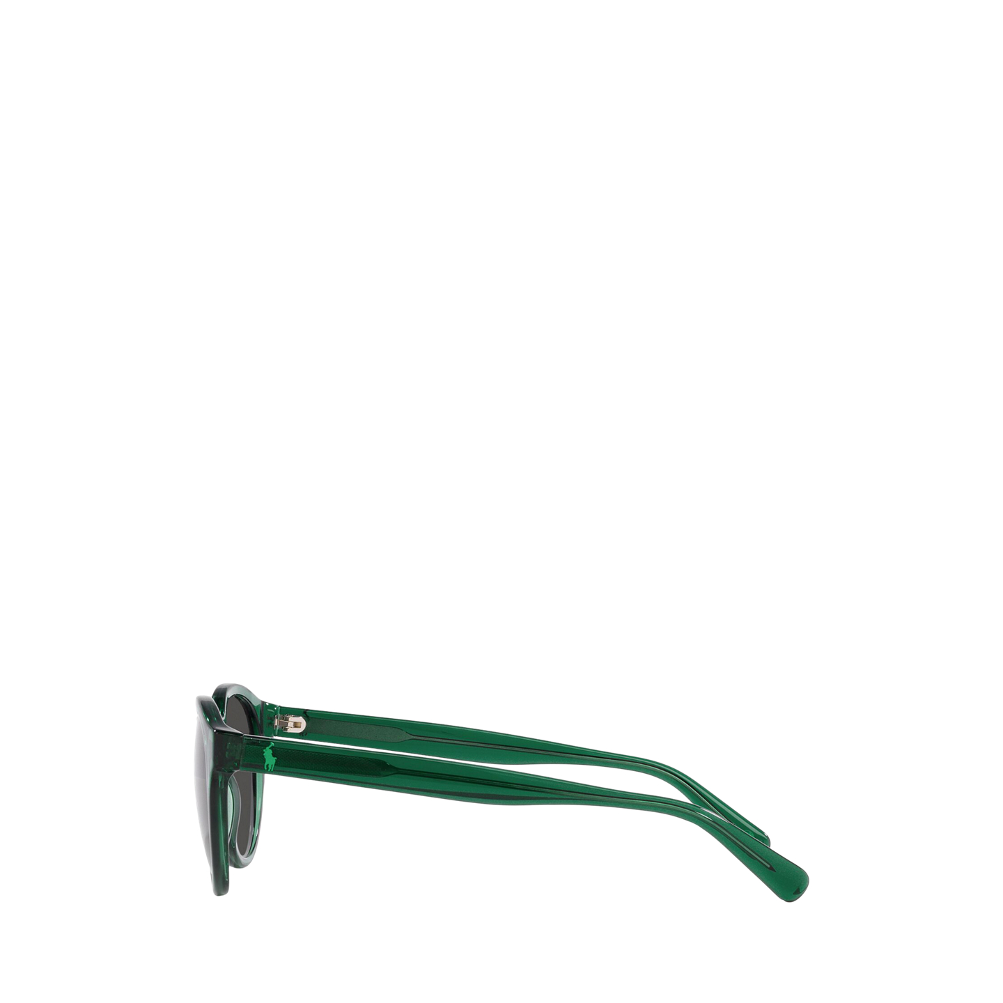 Мужские солнцезащитные очки Ralph Lauren The Earth Polo Sunglasses, цвет: Блестящий зелёный — фото 2