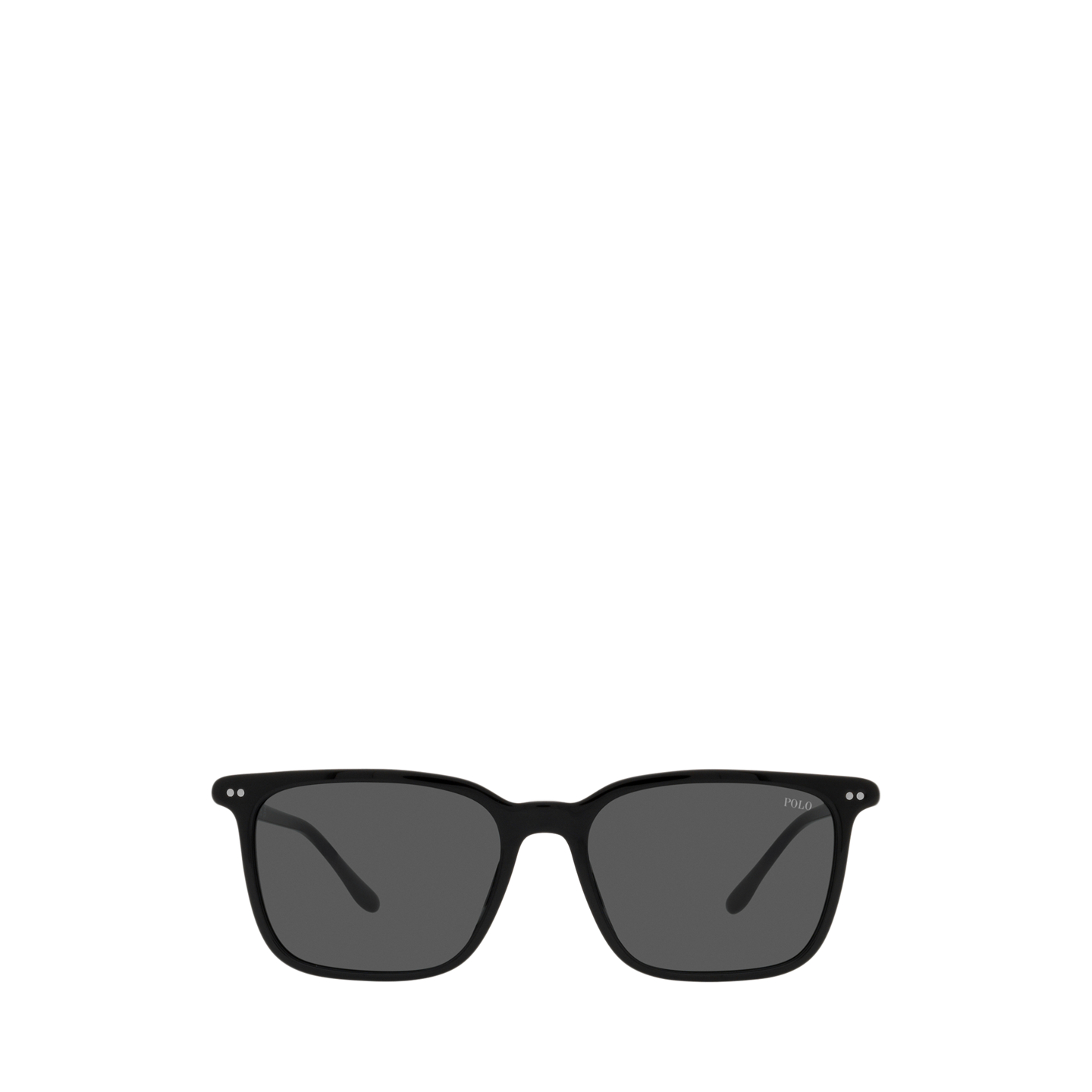 Мужские солнцезащитные очки Ralph Lauren Heritage Square Academy Sunglasses, цвет: Блестящий чёрный — фото 1