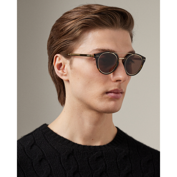 Art Deco Round Sunglasses
