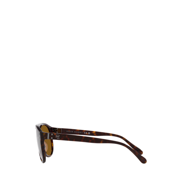 Brown Havana Automotive Pilot Sunglasses Ralph Lauren 3