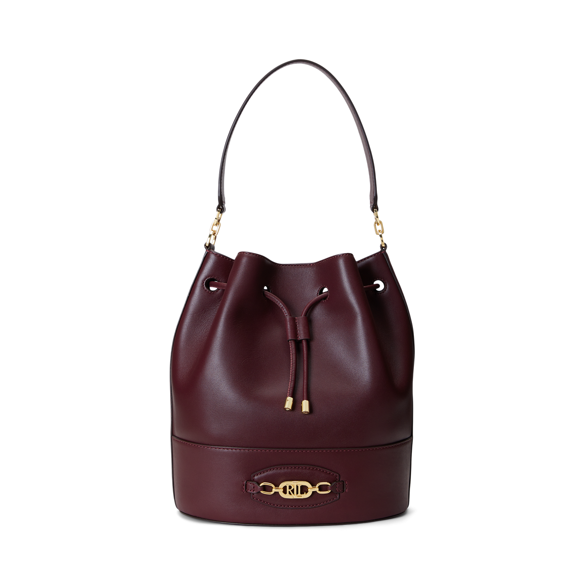 Leather Large Andie Drawstring Bag | Ralph Lauren