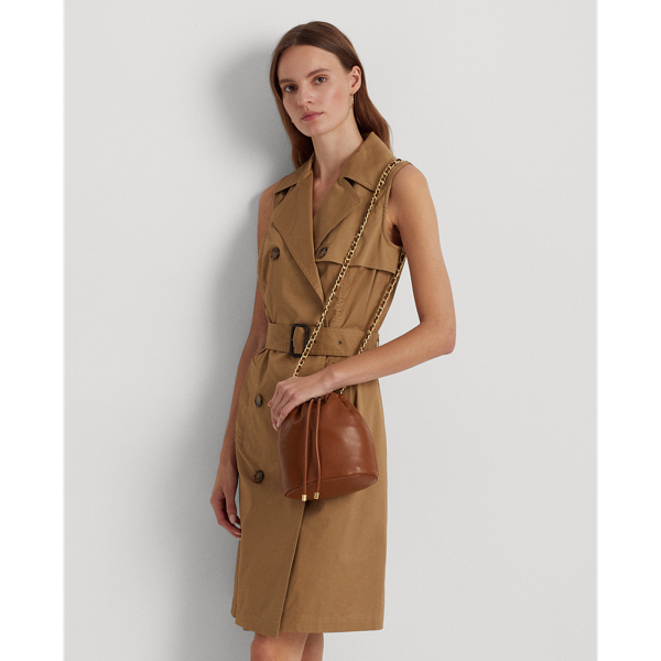 Nappa Leather Medium Emmy Bucket Bag | Ralph Lauren