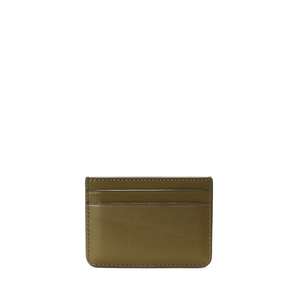 Botanic Green Leather Card Case Lauren 2