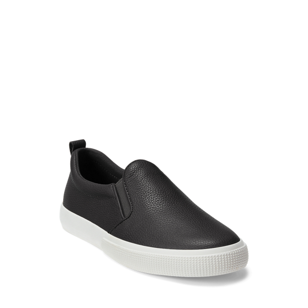 Slip on leather trainers womens on sale