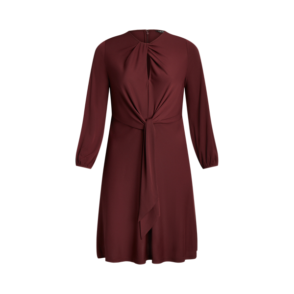 Tie-Front Stretch Jersey Dress | Ralph Lauren