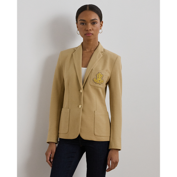 Blazer en jacquard à broderie bullion