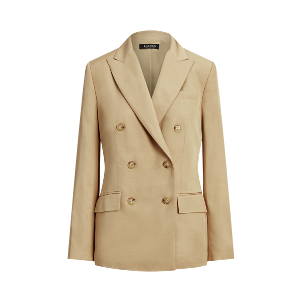 Double-Breasted Twill Blazer Lauren 1