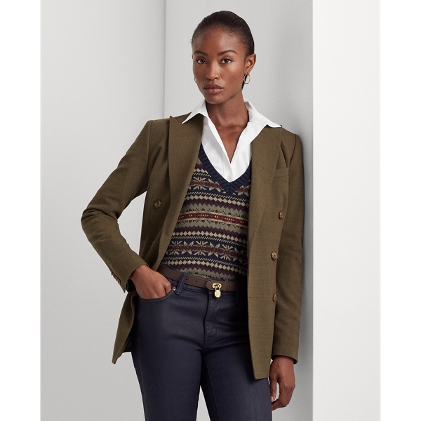 Ralph lauren green blazer best sale