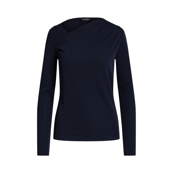 Asymmetrical Stretch Jersey Top